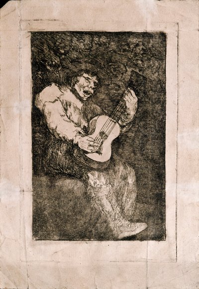The Blind Singer by Francisco de Goya